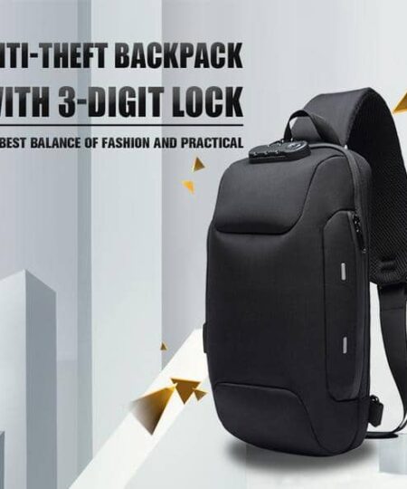 Anti-theft Backpack With 3-Digit Lock