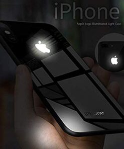 LED Light Illuminated Apple Logo 3D Case Cover For iPhone