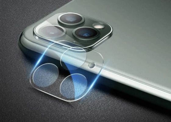 Pellicola protettiva per obiettivo fotocamera posteriore per iPhone