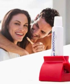 Rolling Tube Toothpaste Squeezer Dispenser Toothpaste Seat Holder Stand