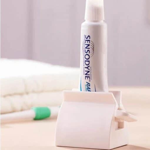 Rolling Tube Toothpaste Squeezer Dispenser Toothpaste Seat Holder Stand - Image 4