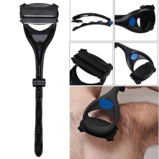 New Two-Headed Blade Back Hair Shaver - Image 2