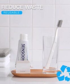 Rolling Tube Toothpaste Squeezer Dispenser Toothpaste Seat Holder Stand