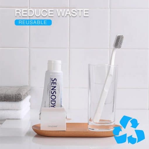 Rolling Tube Toothpaste Squeezer Dispenser Toothpaste Seat Holder Stand