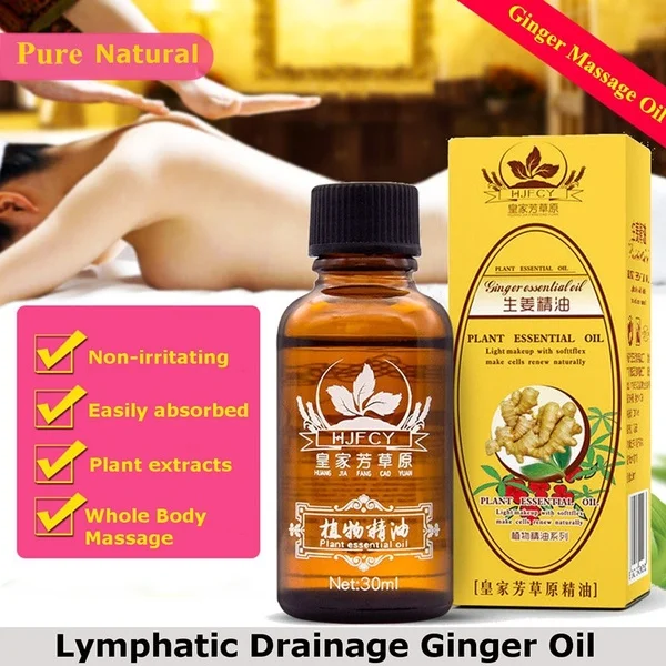 Lymphatic Drainage Ginger Oil