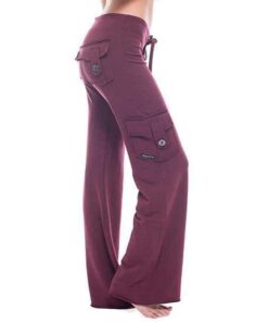 Stretchy Soft Bamboo Pocket Yoga Pants