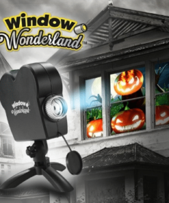 (අද 50% අඩුවෙන්) Window Wonderland Projector