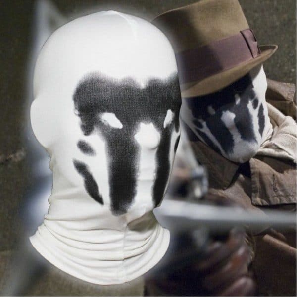 Vagtmand Rorschach hovedbeklædningsmaske