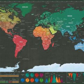 Travel Scratch World Map