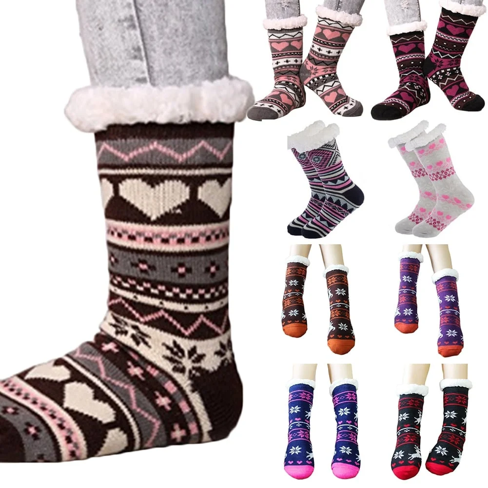 Extra-warm Fleece Indoor Socks