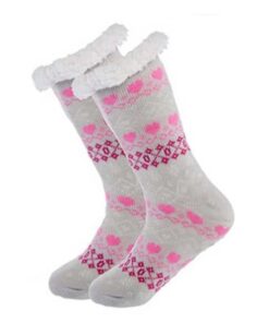 Extra warme fleece indoor sokken