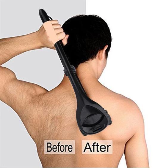 New Two-Headed Blade Back Hair Shaver