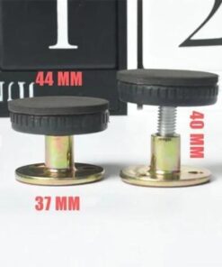 Ferramenta antivibración do marco de cama roscado axustable