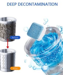 Limpador antibacteriano para máquinas de lavar - 4 unidades
