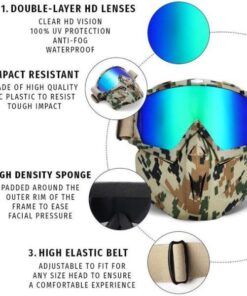 Premium Koud Weer Winddicht Anti-Fog Outdoors Masker