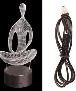 3D Meditation LED Lamp