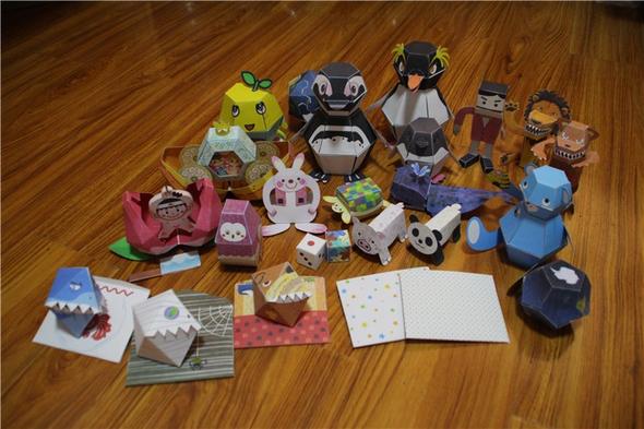 Action Paper Craft Kit By Haruki Nakamura