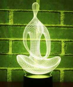3D медитация LED лампа