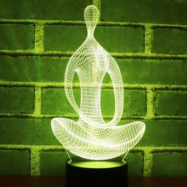 Lámpara LED de meditación 3D