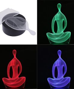Світлодіодна лампа для медитації 3D