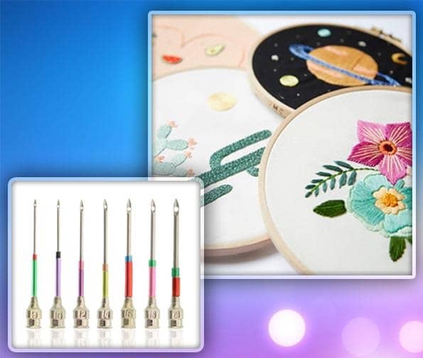 Ultra-Easy 3D Embroidery Needles