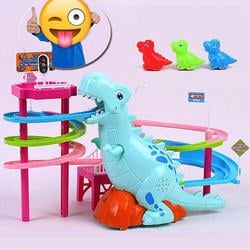 LED Race Toy Musical Dinosaur