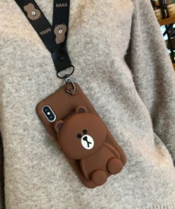 iPhone and SAMSUNG Cartoon Storage Phone Case