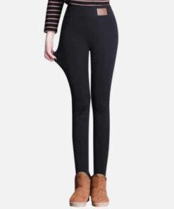 Winter tight warm thick cashmere pants