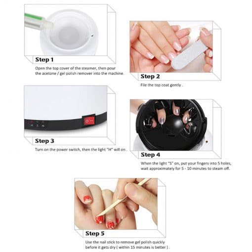 Acrylic Nail Steam Remover - Image 3