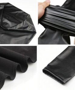 Stretch-Fit Faux Leather Shaper