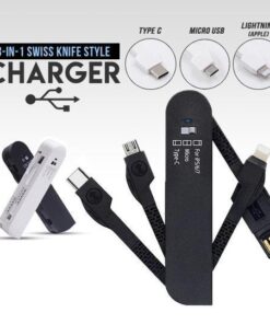 3-in-1 Swiss Knife Style Charger