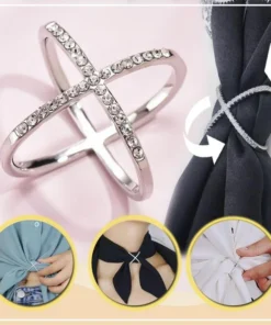 Alternative view of Elegant Multi-functional Scarf Buckle Ring
