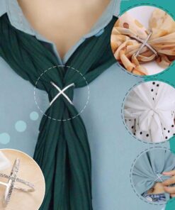 Elegant Multi-functional Scarf Buckle Ring