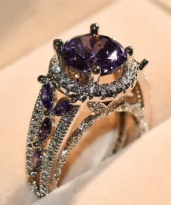 Genuine Alexandrite Gemstone Ring