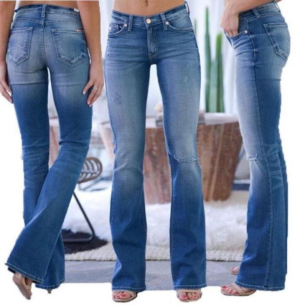 70s Nyosha Hip Hugger Street Styles Boot-kata Jeans
