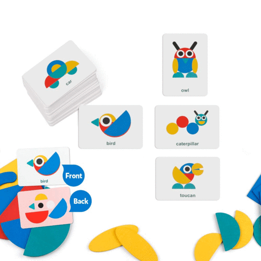 puzzle and read educational blocks
