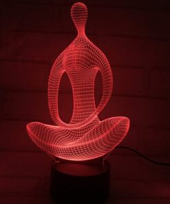 3D медитацияның жарықдиодты шамы