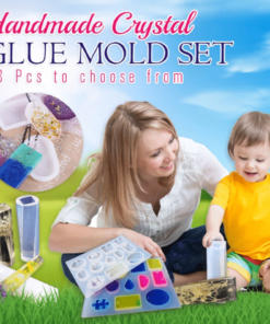 Handmade Crystal Glue Mold Set (83 pcs)
