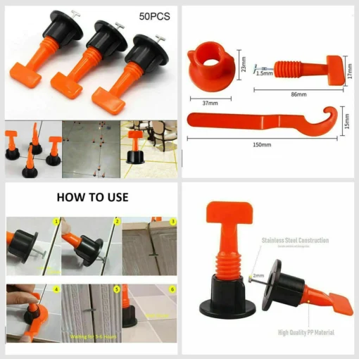 REUSABLE ANTI-LIPPAGE TILE LEVELING SYSTEM - Image 3
