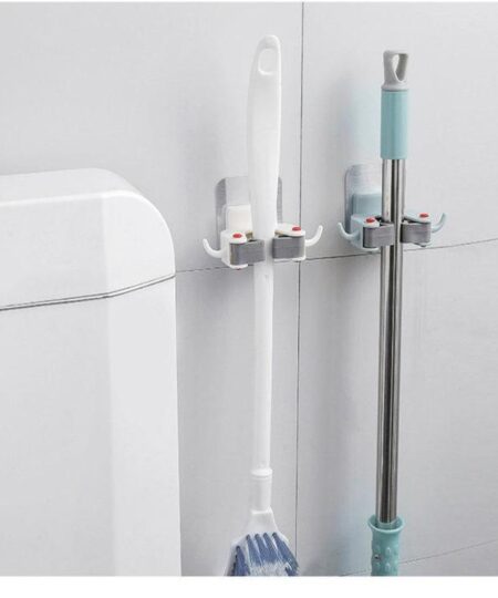 Bathroom Wall Mounted Mop Clip