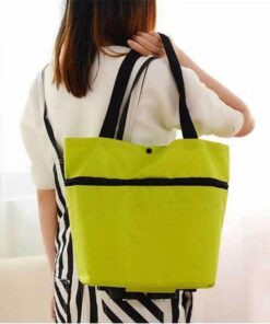 Shopping bag folding green bag