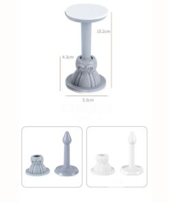 Door Stopper Adhesive Door Wall Bumper Floor Doorstop Holder