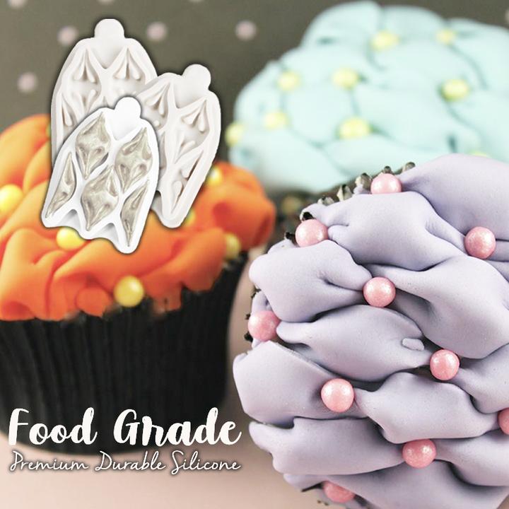 Cakemaster Silicone Billow Puff Fondant Icing Mold Wowelo