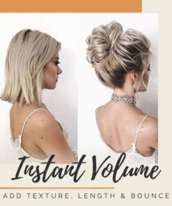 Easy Clip-On Curly Bun