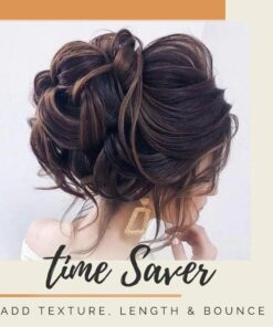Easy Clip-On Curly Bun