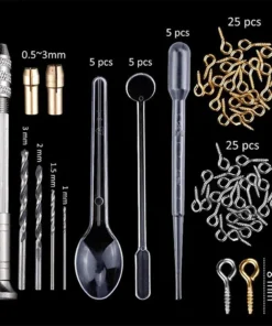 Handmade Crystal Glue Mold Set (83 pcs)