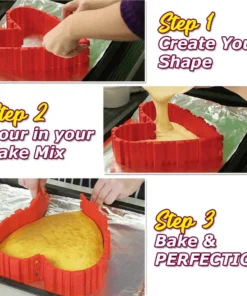 Alternative view of Free Shaping Silicone Cake Mould