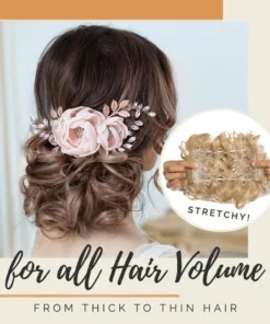 Easy Clip-On Curly Bun