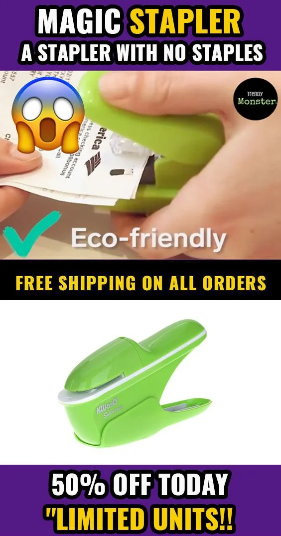 MAGIC STAPLER - 50% OFF TODAY