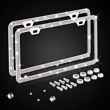 Crystal License Plate Frames (Front & Back) - Image 2